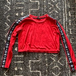 Long sleeve crop top